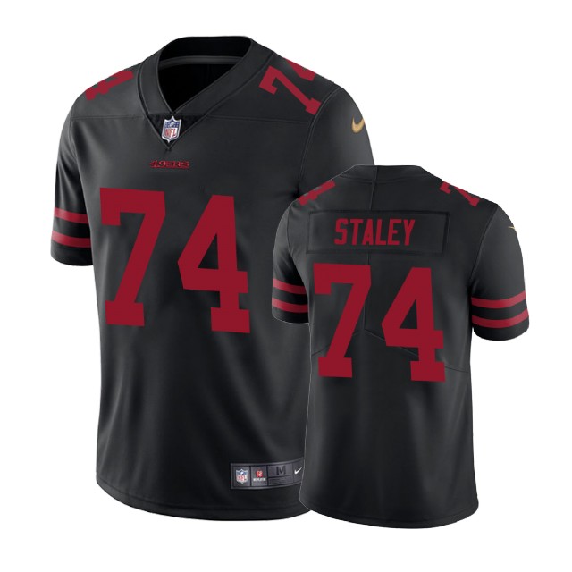 San Francisco 49ers #74 Joe Staley Black Vapor Untouchable Limited Jersey San Francisco 49ers #74 Joe Staley Black Vapor Untouchable Limited Jersey
