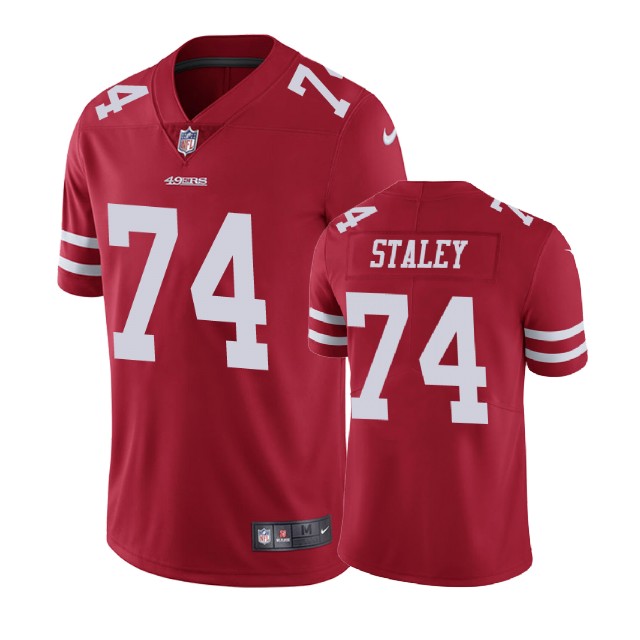 San Francisco 49ers #74 Joe Staley Red Vapor Untouchable Limited Jersey San Francisco 49ers #74 Joe Staley Red Vapor Untouchable Limited Jersey