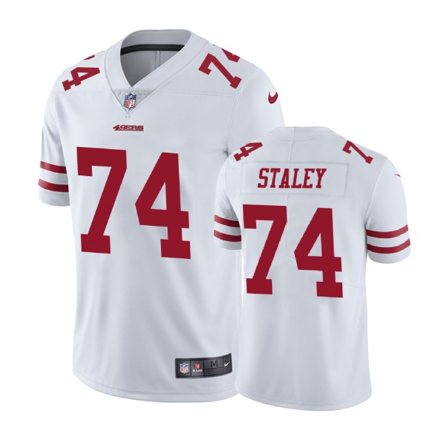 San Francisco 49ers #74 Joe Staley White Vapor Untouchable Limited Jersey San Francisco 49ers #74 Joe Staley White Vapor Untouchable Limited Jersey