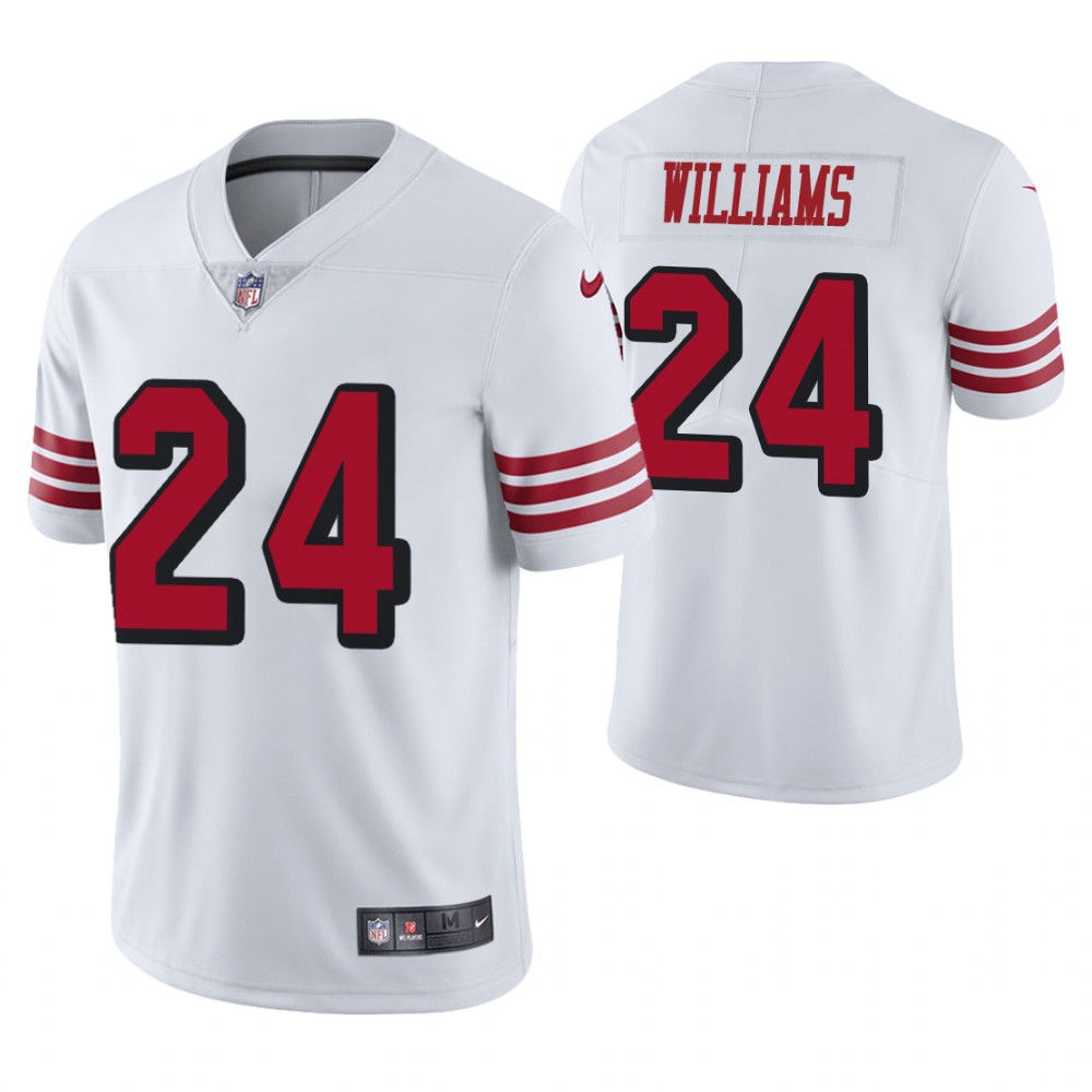 San Francisco 49ers #24 K'Waun Williams White Color Rush Legend Jersey San Francisco 49ers #24 K'Waun Williams White Color Rush Legend Jersey