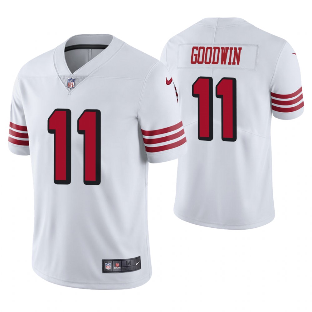 San Francisco 49ers #11 Marquise Goodwin White Color Rush Legend Jersey San Francisco 49ers #11 Marquise Goodwin White Color Rush Legend Jersey