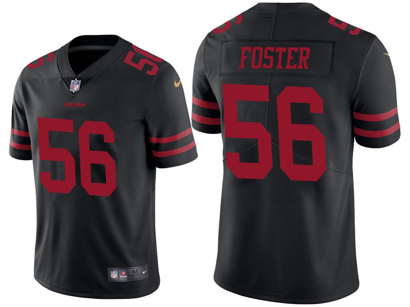 San Francisco 49ers #56 Reuben Foster Black Vapor Untouchable Limited Jersey