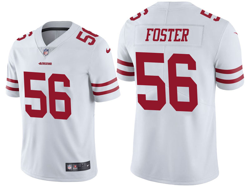 San Francisco 49ers #56 Reuben Foster White Vapor Untouchable Limited Jersey San Francisco 49ers #56 Reuben Foster White Vapor Untouchable Limited Jersey