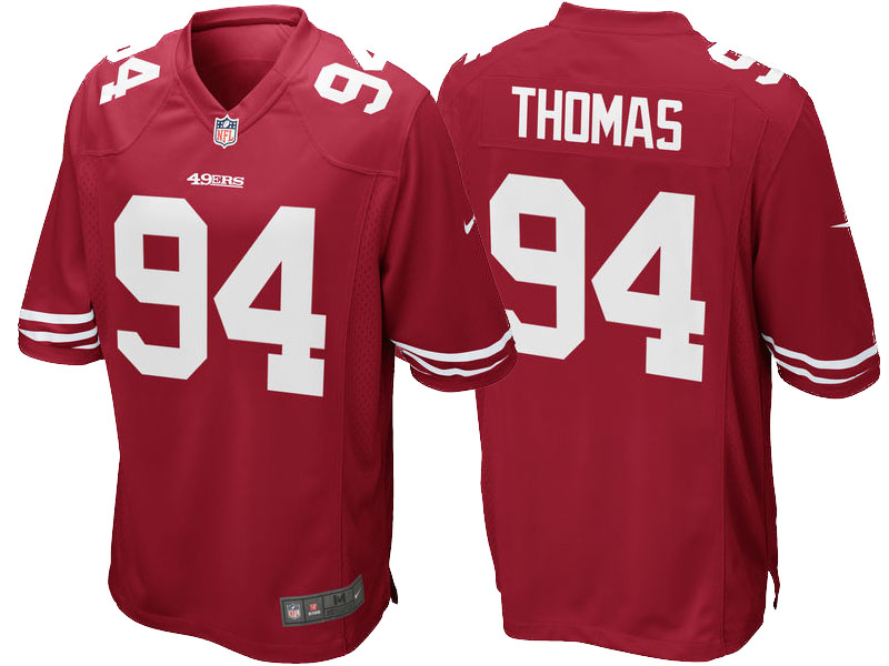 San Francisco 49ers Solomon Thomas Scarlet 2017 Draft Pick Game Jersey San Francisco 49ers Solomon Thomas Scarlet 2017 Draft Pick Game Jersey