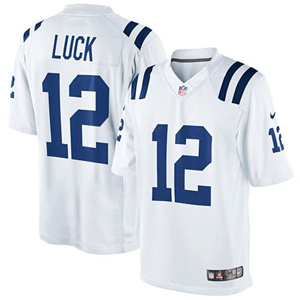 Indianapolis Colts #12 Andrew Luck White Limited Jersey