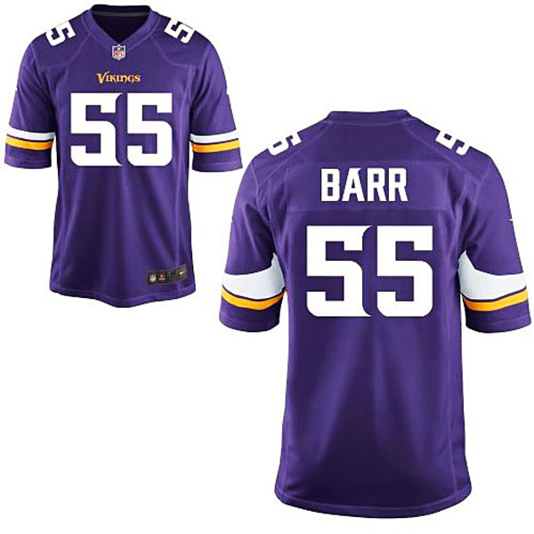 Minnesota Vikings #55 Anthony Barr Purple Game Jersey