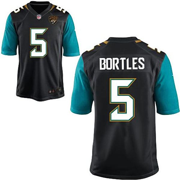 Jacksonville Jaguars #5 Blake Bortles Black Game Jersey