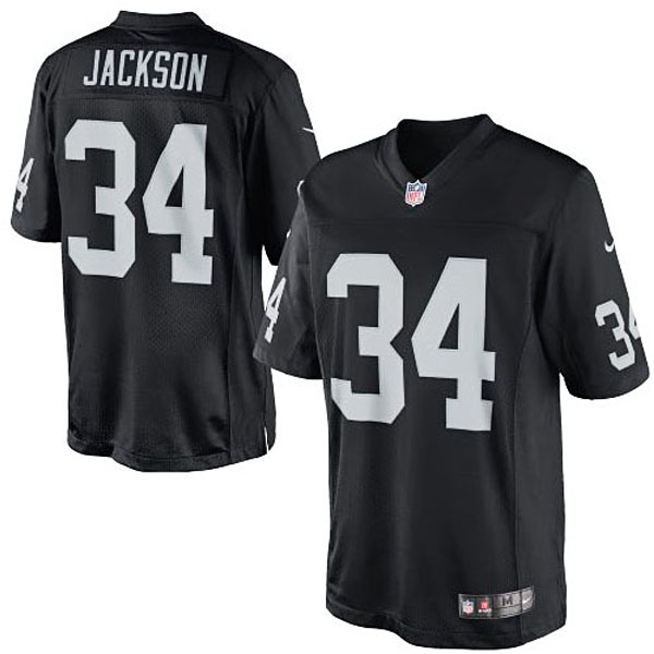 Bo Jackson Black Oakland Raiders #34 Retired Player Limited Jersey