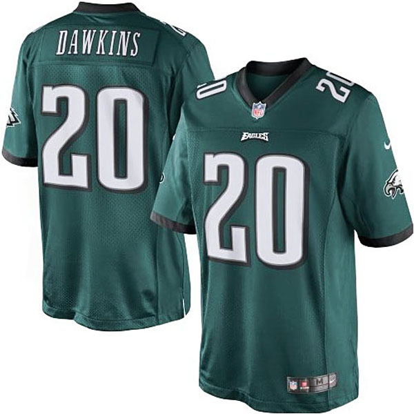 Brian Dawkins Midnight Green Philadelphia Eagles #20 Retired Player Limited Jersey Brian Dawkins Midnight Green Philadelphia Eagles #20 Retired Player Limited Jersey