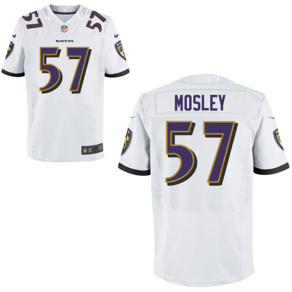 Baltimore Ravens #57 C.J. Mosley White EliteJersey