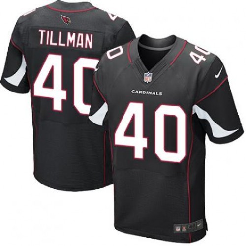 Arizona Cardinals #40 Pat Tillman Black Elite Jersey Arizona Cardinals #40 Pat Tillman Black Elite Jersey