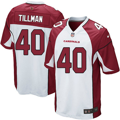 Arizona Cardinals #40 Pat Tillman White Game Jersey Arizona Cardinals #40 Pat Tillman White Game Jersey