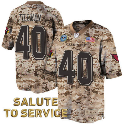 Arizona Cardinals #40 Pat Tillman Salute to Service Digital Camo Jersey Arizona Cardinals #40 Pat Tillman Salute to Service Digital Camo Jersey