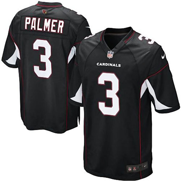 Arizona Cardinals #3 Carson Palmer Black Alternate Game Jersey