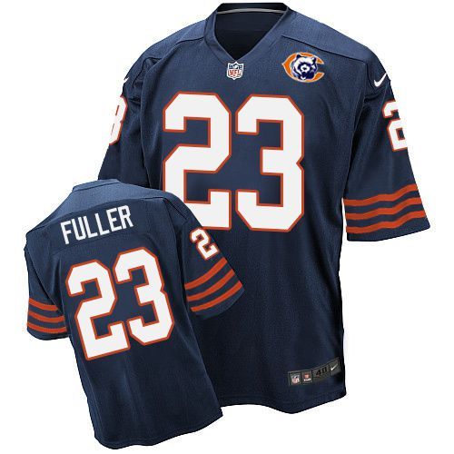 Chicago Bears #23 Kyle Fuller Navy Throwback Jersey Chicago Bears #23 Kyle Fuller Navy Throwback Jersey