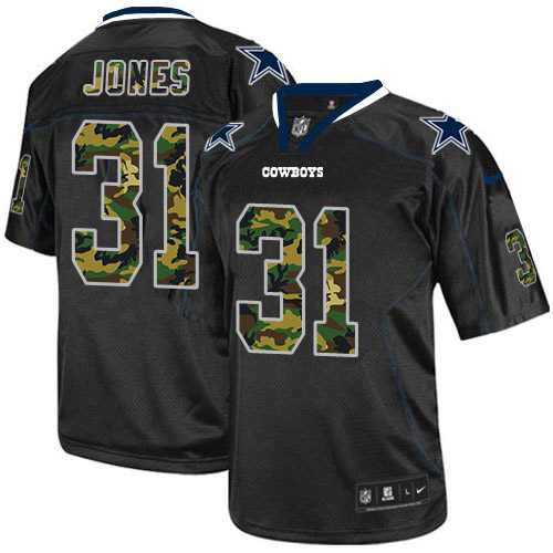 Dallas Cowboys #31 Byron Jones Black Camo Fashion Jersey Dallas Cowboys #31 Byron Jones Black Camo Fashion Jersey