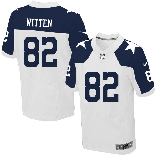 Dallas Cowboys #82 Jason Witten White Elite Jersey