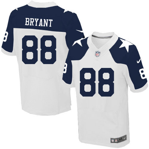 Dallas Cowboys #88 Dez Bryant White Elite Jersey Dallas Cowboys #88 Dez Bryant White Elite Jersey