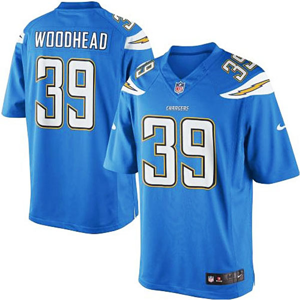 San Diego Chargers #39 Danny Woodhead Light Blue Alternate Limited Jersey