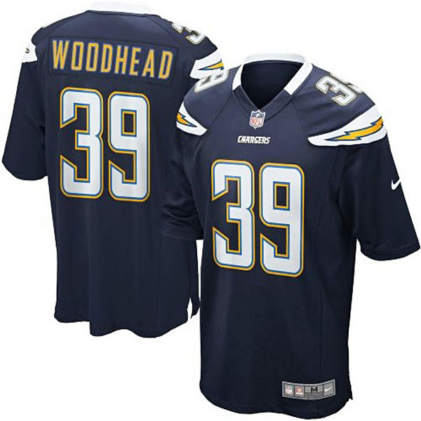 San Diego Chargers #39 Danny Woodhead Navy Blue Game Jersey