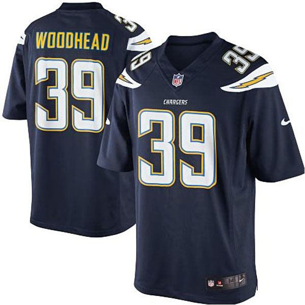 San Diego Chargers #39 Danny Woodhead Navy Blue Team Color Limited Jersey