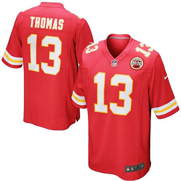 Kansas City Chiefs #13 DeAnthony Thomas Game Jersey