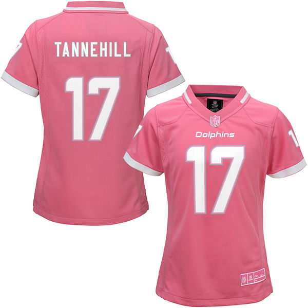 Women Miami Dolphins #17 Ryan Tannehill Pink Bubble Gum Jersey Women Miami Dolphins #17 Ryan Tannehill Pink Bubble Gum Jersey