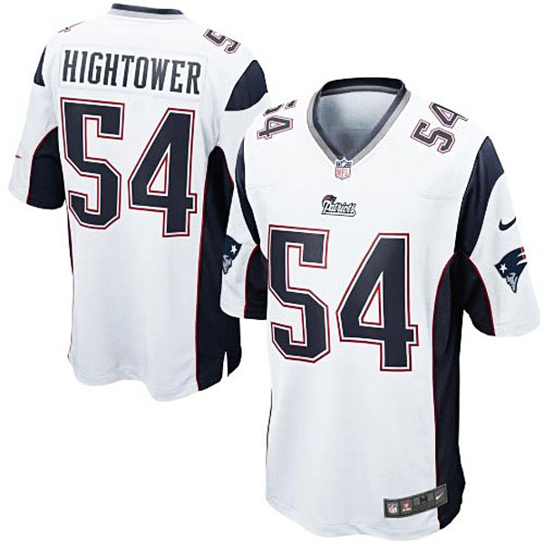 New England Patriots #54 Dont'a Hightower White Game Jersey New England Patriots #54 Dont'a Hightower White Game Jersey