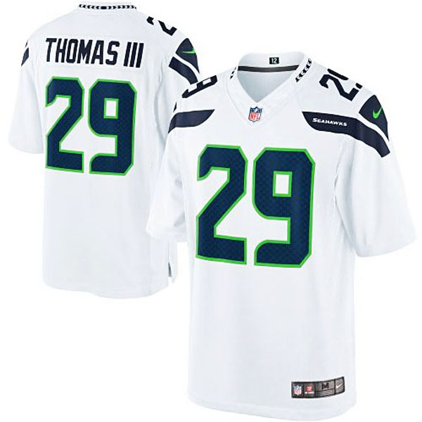 Seattle Seahawks #29 Earl Thomas White Limited Jersey