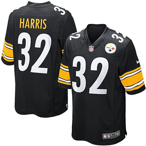Pittsburgh Steelers #32 Franco Harris Black Retired Player Game Jersey