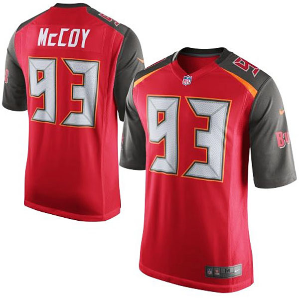 Tampa Bay Buccaneers #93 Gerald McCoy Red Game Jersey Tampa Bay Buccaneers #93 Gerald McCoy Red Game Jersey