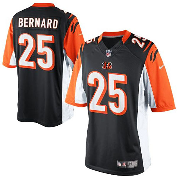Cincinnati Bengals #25 Giovani Bernard Black Limited Jersey Cincinnati Bengals #25 Giovani Bernard Black Limited Jersey