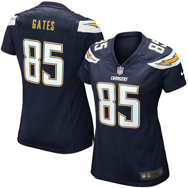 Youth San Diego Chargers #85 Antonio Gates Navy Blue Replica Game Jersey