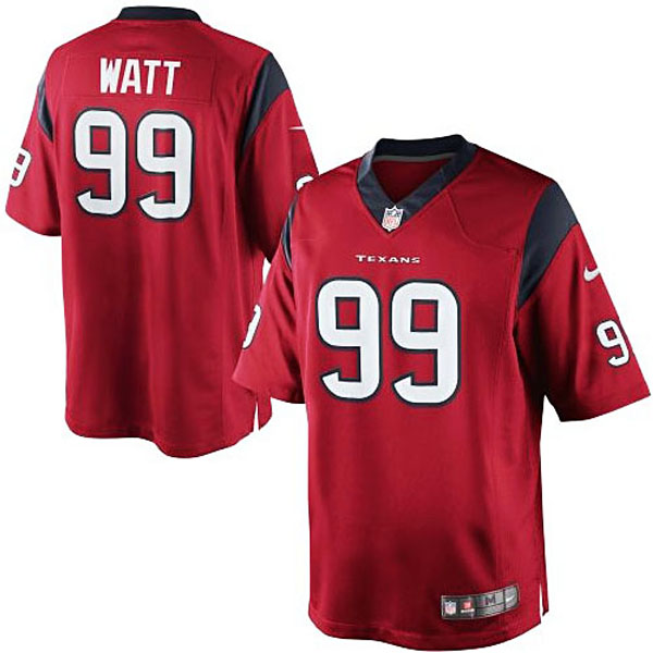 Houston Texans #99 JJ Watt Red Alternate Limited Jersey