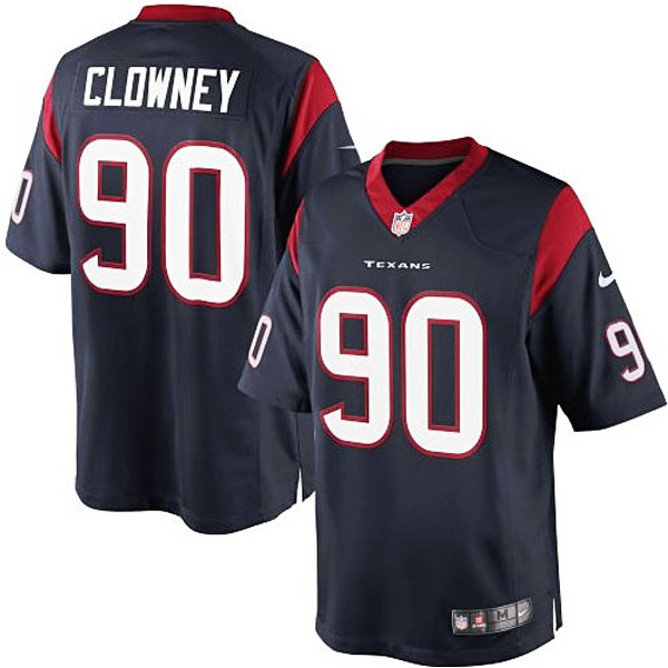 Houston Texans #90 Jadeveon Clowney Navy Blue Limited Jersey