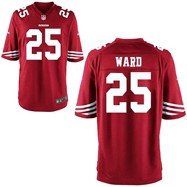 San Francisco 49ers #25 Jimmie Ward Scarlet Game Jersey San Francisco 49ers #25 Jimmie Ward Scarlet Game Jersey