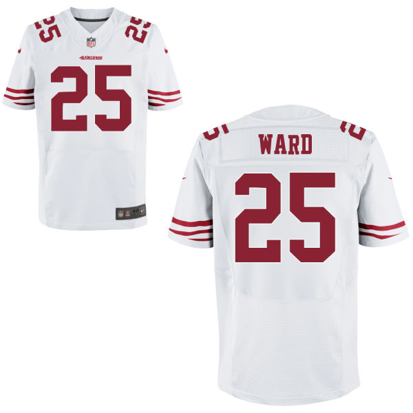San Francisco 49ers #25 Jimmie Ward White Elite Jersey San Francisco 49ers #25 Jimmie Ward White Elite Jersey