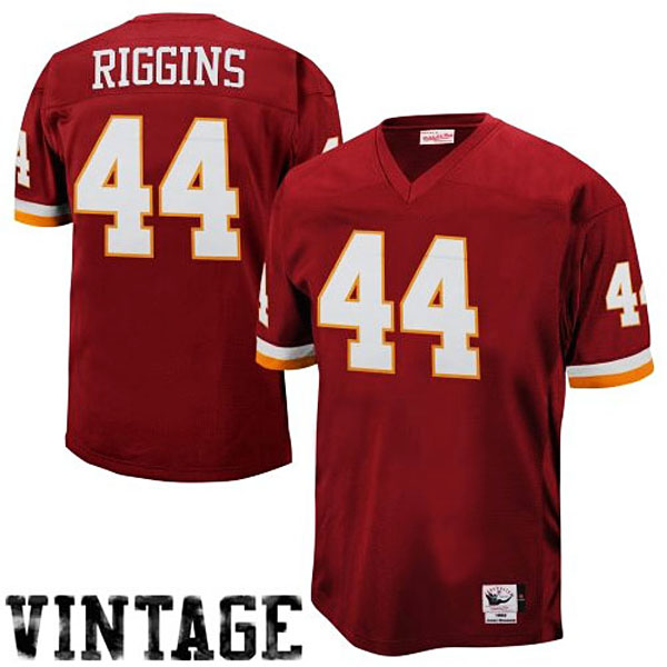 Washington Redskins #44 John Riggins Mitchell & Ness Burgundy Authentic Throwback Jersey Washington Redskins #44 John Riggins Mitchell & Ness Burgundy Authentic Throwback Jersey