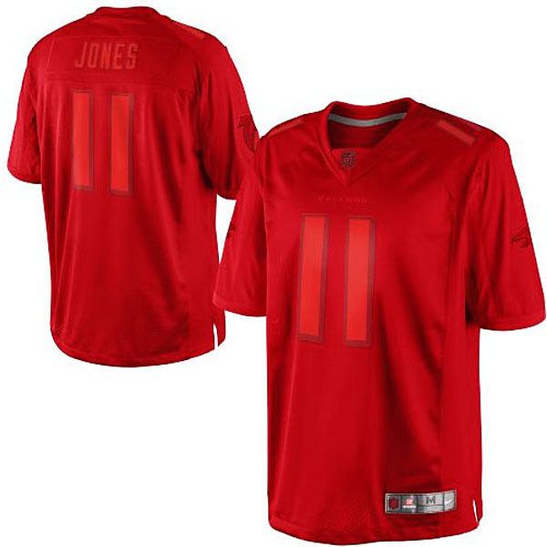 Atlanta Falcons #11 Julio Jones Red Drenched Limited Jersey