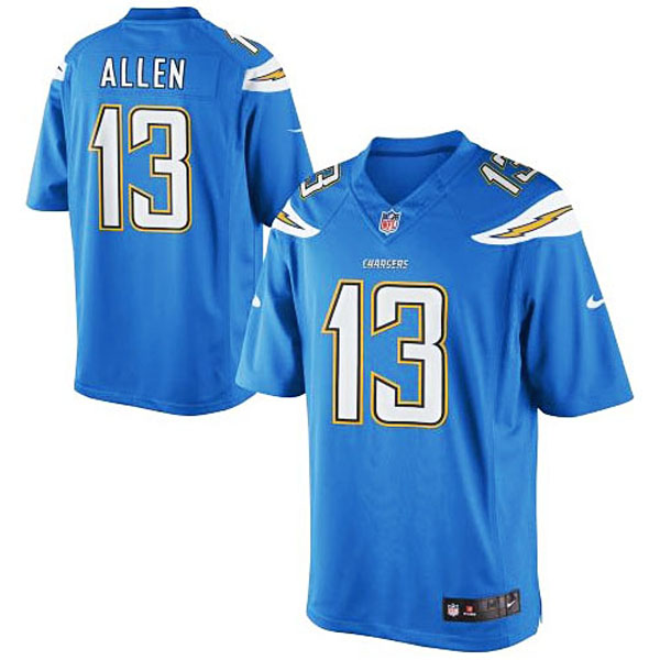 San Diego Chargers #13 Keenan Allen Light Blue Alternate Limited Jersey