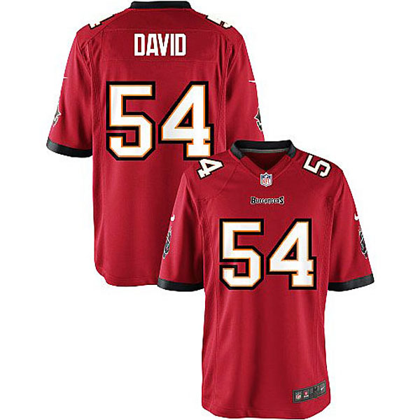 Youth Lavonte David Tampa Bay Buccaneers #54 Game Jersey - Red