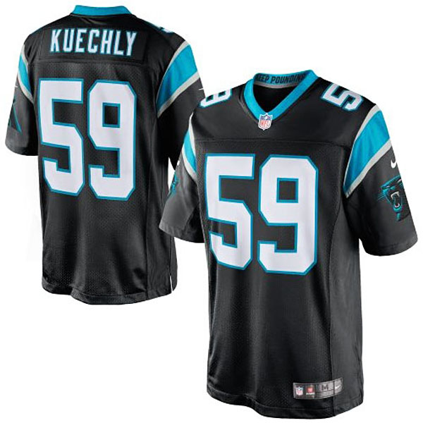 Carolina Panthers #59 Luke Kuechly Black Limited Jersey