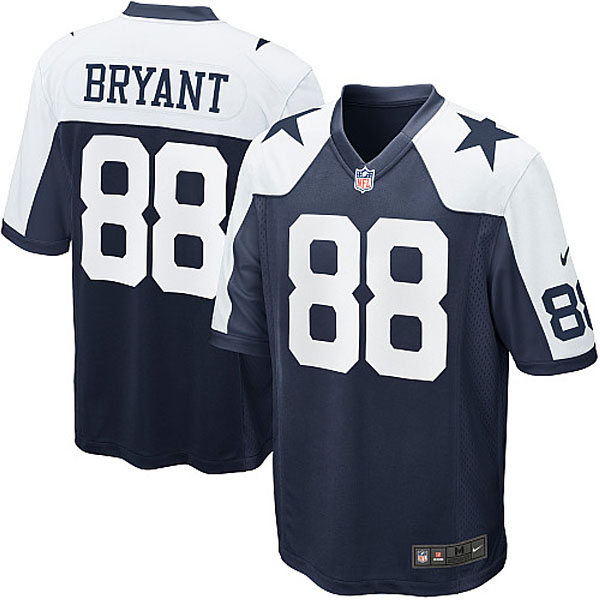 Dallas Cowboys #88 Dez Bryant Game Navy Blue Throwback Alternate Jersey Dallas Cowboys #88 Dez Bryant Game Navy Blue Throwback Alternate Jersey