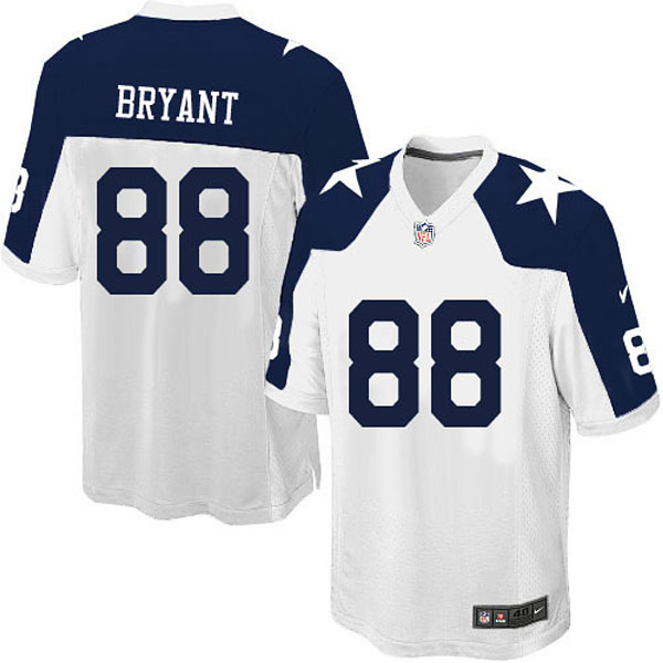 Dallas Cowboys #88 Dez Bryant Game White Throwback Alternate Jersey Dallas Cowboys #88 Dez Bryant Game White Throwback Alternate Jersey