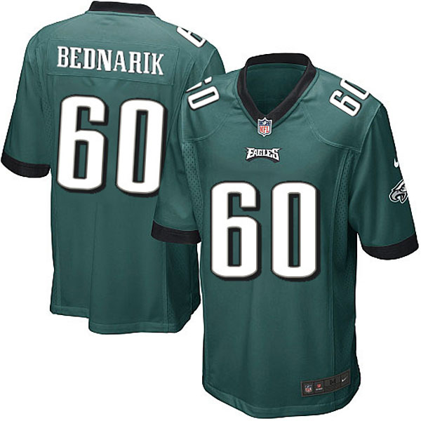 Philadelphia Eagles #60 Chuck Bednarik Game Midnight Green Team Color Jersey Philadelphia Eagles #60 Chuck Bednarik Game Midnight Green Team Color Jersey