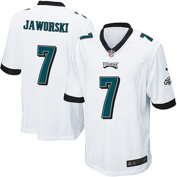 Philadelphia Eagles #7 Ron Jaworski Game White Jersey Philadelphia Eagles #7 Ron Jaworski Game White Jersey