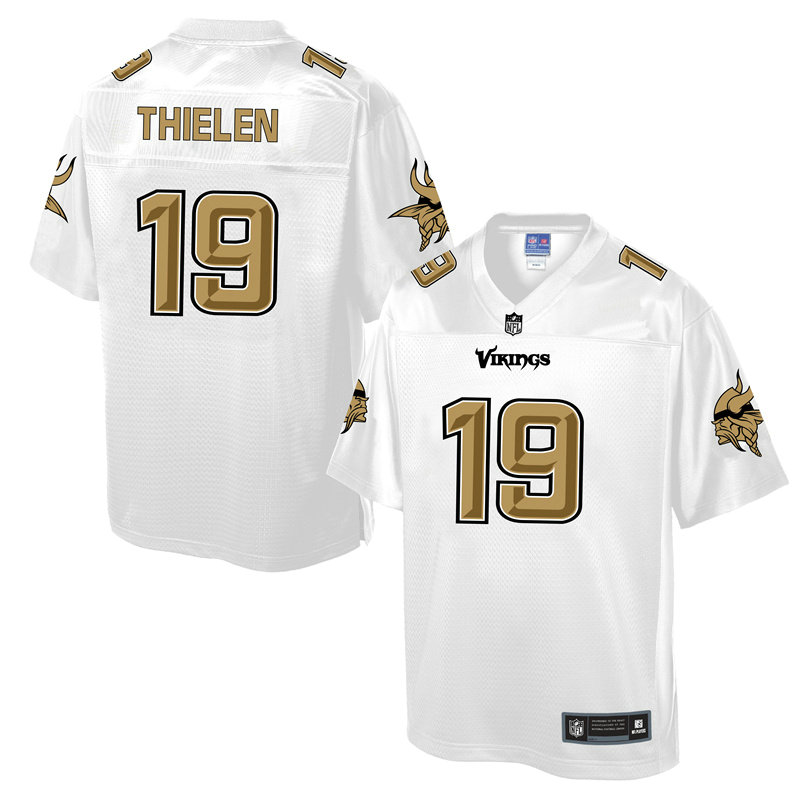 Minnesota Vikings #19 Adam Thielen White Pro Line Fashion Jersey Minnesota Vikings #19 Adam Thielen White Pro Line Fashion Jersey
