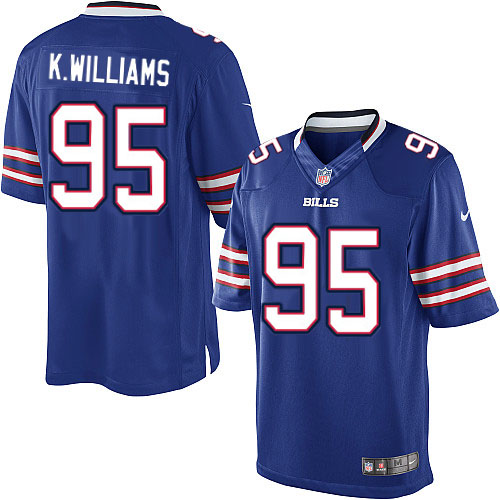 Buffalo Bills #95 Kyle Williams Blue Limited Jersey Buffalo Bills #95 Kyle Williams Blue Limited Jersey