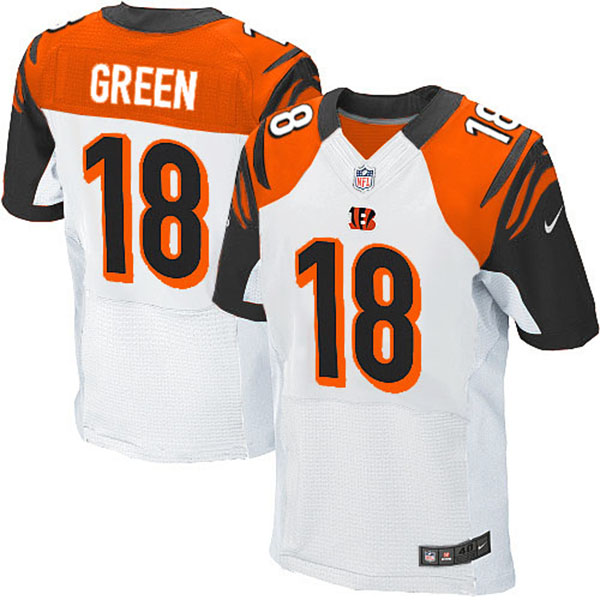 Cincinnati Bengals #18 A.J. Green Elite White Jersey