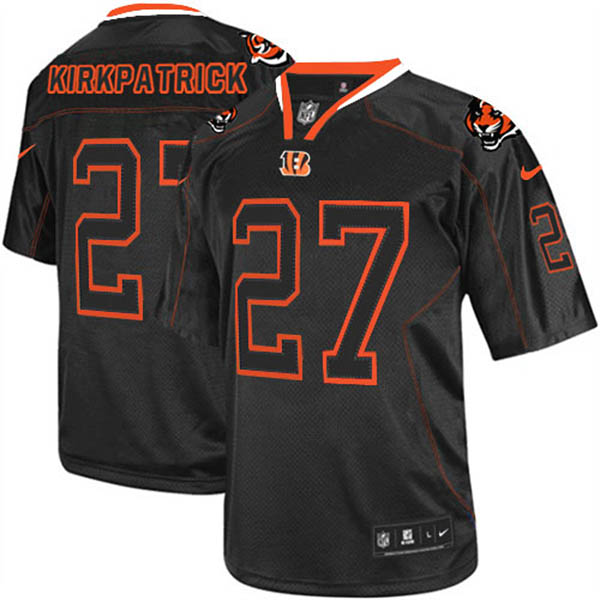 Cincinnati Bengals #27 Dre Kirkpatrick Game Black Lights Out Jersey With Super Bowl LVI Patch Cincinnati Bengals #27 Dre Kirkpatrick Game Black Lights Out Jersey With Super Bowl LVI Patch